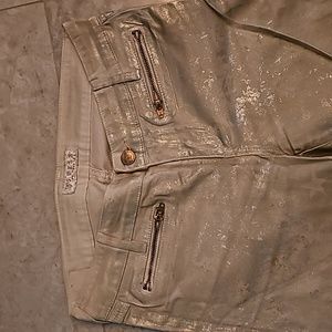 GUESS GOLD COATED JEANS